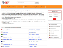 Tablet Screenshot of hobid.com